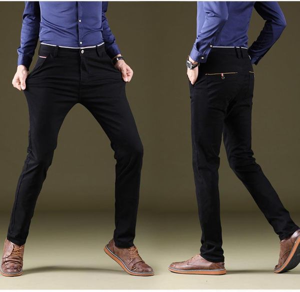 classic men's black blue gray casual pants 2020 new business fashion slim fit cotton stretch trousers male brand clothing
classic men's black blue gray casual pants 2020 new business fashion slim fit cotton stretch trousers male brand clothing