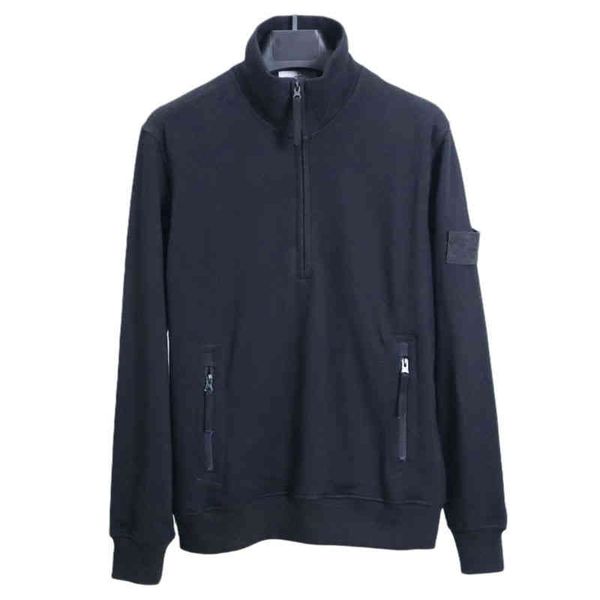 & men's hoodies sweatshirts sweater with high face value fashion hoodless concealed half-open zipper a877, Black
& men's hoodies sweatshirts sweater with high face value fashion hoodless concealed half-open zipper a877, Black