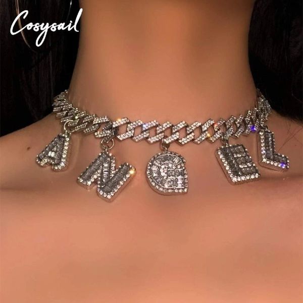 chains cosysail luxury angel rhinestone letter decor necklace for women crystal cuban chunky chain choker statement jewelry, Silver
chains cosysail luxury angel rhinestone letter decor necklace for women crystal cuban chunky chain choker statement jewelry, Silver