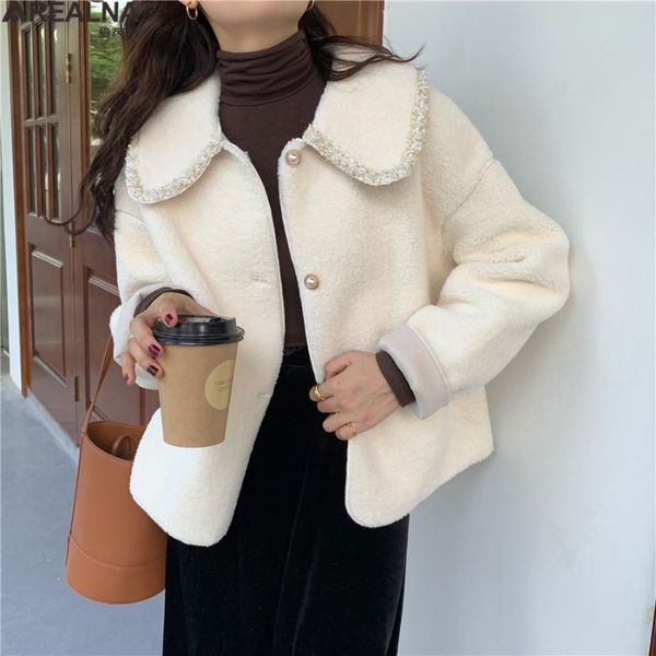 2021 winter clothes women casual waterproof mink feminine women jacket outerwear loose elegant street solid warm coat jackets, Black;brown
2021 winter clothes women casual waterproof mink feminine women jacket outerwear loose elegant street solid warm coat jackets, Black;brown
