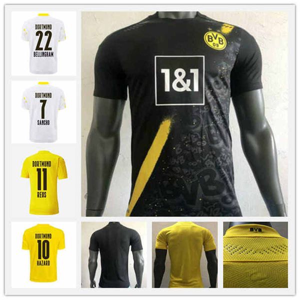 player version haaland reus borussia men home soccer jersey hazard football shirt fußball trikots schulz sancho hummels jersey, Black;yellow
player version haaland reus borussia men home soccer jersey hazard football shirt fußball trikots schulz sancho hummels jersey, Black;yellow