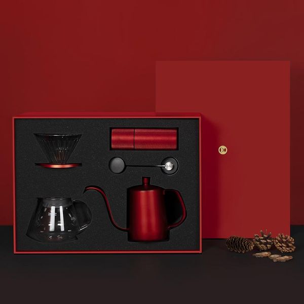 timemore hand-made coffee gift box household bean grinder coffee utensils chinese red 7 pack holiday gift maker machine
timemore hand-made coffee gift box household bean grinder coffee utensils chinese red 7 pack holiday gift maker machine