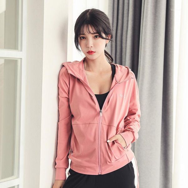 running jackets autumn and winter yoga jacket women's zip cardigan quick-drying loose slimming workout clothes hooded long-sleeved spor, Black;red
running jackets autumn and winter yoga jacket women's zip cardigan quick-drying loose slimming workout clothes hooded long-sleeved spor, Black;red