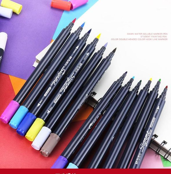 12 18 24 colors /set graphic drawing manga water based ink color twi tip brushand fine tip sketch art marker pen1
12 18 24 colors /set graphic drawing manga water based ink color twi tip brushand fine tip sketch art marker pen1
