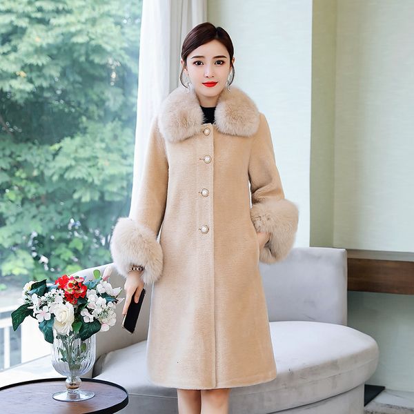 clothes new 2021 autumn chenille fox fur coat women's mid-length female collar and winter unsx, Black
clothes new 2021 autumn chenille fox fur coat women's mid-length female collar and winter unsx, Black