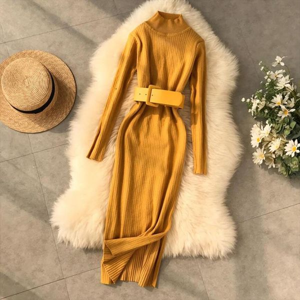 turtleneck sweater dress 2020 women fashion autumn winter lady slim sweater bandage bodycon dress long sleeve knitted, Black;gray
turtleneck sweater dress 2020 women fashion autumn winter lady slim sweater bandage bodycon dress long sleeve knitted, Black;gray