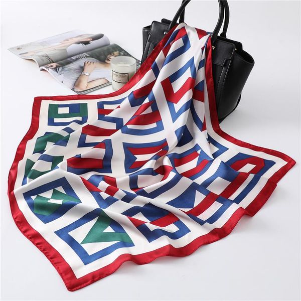 scarves fashion silk scarf lady hair square female print foulard head wraps women bandana neckerchief luxury accessories, Blue;gray
scarves fashion silk scarf lady hair square female print foulard head wraps women bandana neckerchief luxury accessories, Blue;gray