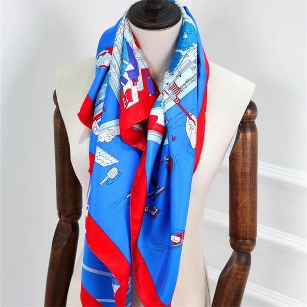 new arrival fashion brand classic colorful 100% silk scarf 90*90 cm square shawl twill wrap for women lady y201024, Blue;gray
new arrival fashion brand classic colorful 100% silk scarf 90*90 cm square shawl twill wrap for women lady y201024, Blue;gray