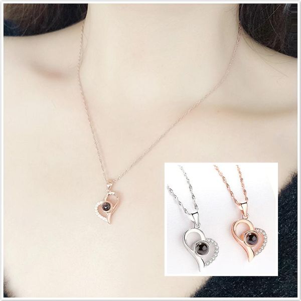 chains 2021 fashion necklaces copper projection 100 languages i love you charm pendant necklace heart cubic zirconia choker collares, Silver
chains 2021 fashion necklaces copper projection 100 languages i love you charm pendant necklace heart cubic zirconia choker collares, Silver