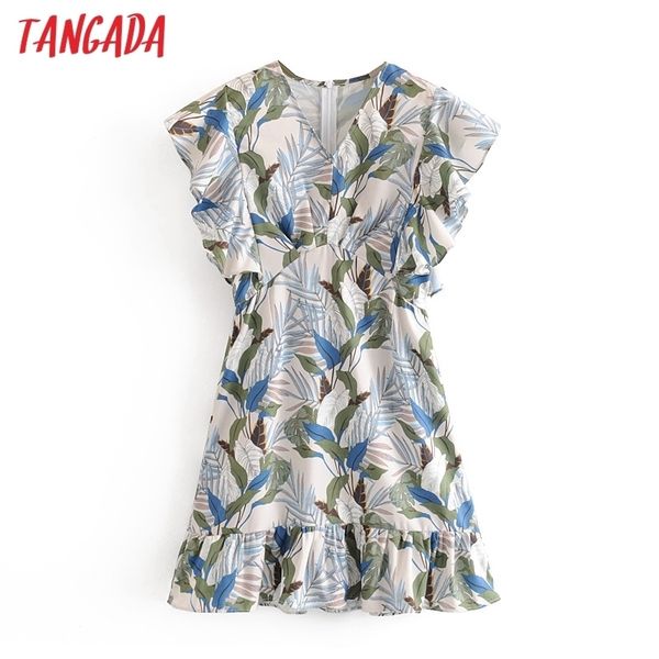 tangada fashion women leaf print ruffles dress new arrival short sleeve ladies summer dress vestidos ah67 t200613, Black;gray
tangada fashion women leaf print ruffles dress new arrival short sleeve ladies summer dress vestidos ah67 t200613, Black;gray