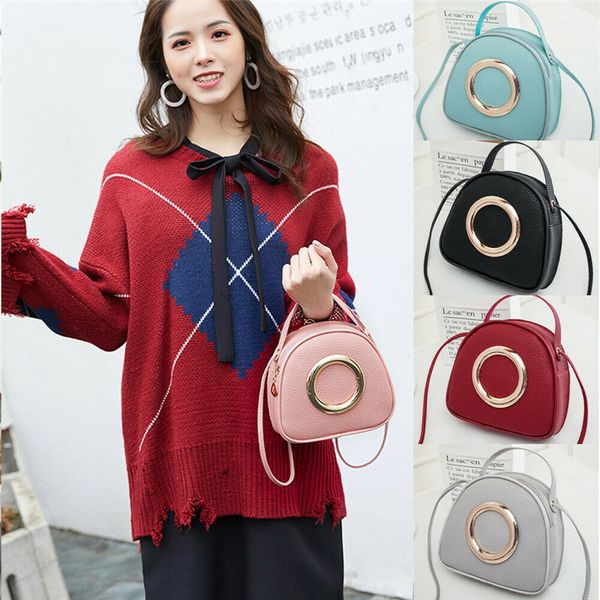 new ladies girl leather handbag shoulder cross body bag messenger satchel purse, Red;black
new ladies girl leather handbag shoulder cross body bag messenger satchel purse, Red;black