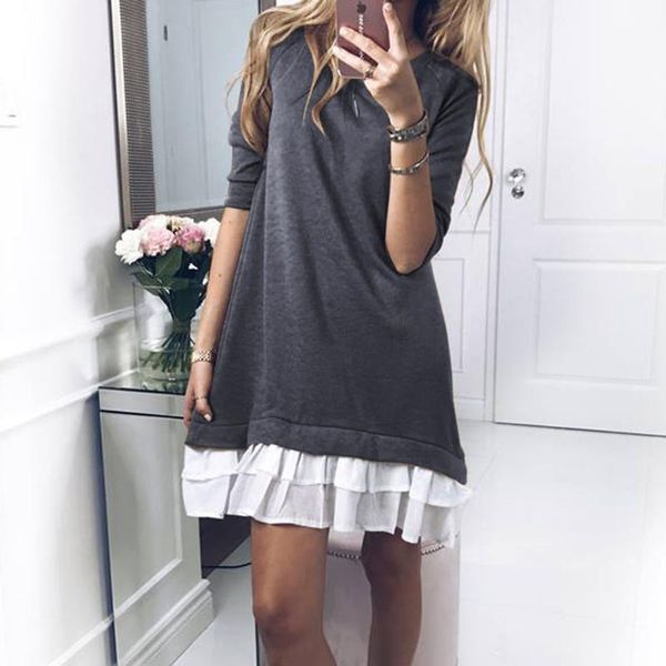 female party mujer overalls women sweater dress cascading ruffle sweet girl kawaii dress plus size 2xl autumn winter gv291, Black;gray
female party mujer overalls women sweater dress cascading ruffle sweet girl kawaii dress plus size 2xl autumn winter gv291, Black;gray