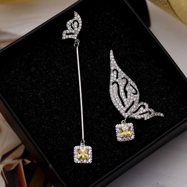 dangle & chandelier butterfly earrings long tassel sweet fashion asymmetrical exquisite, Silver
dangle & chandelier butterfly earrings long tassel sweet fashion asymmetrical exquisite, Silver