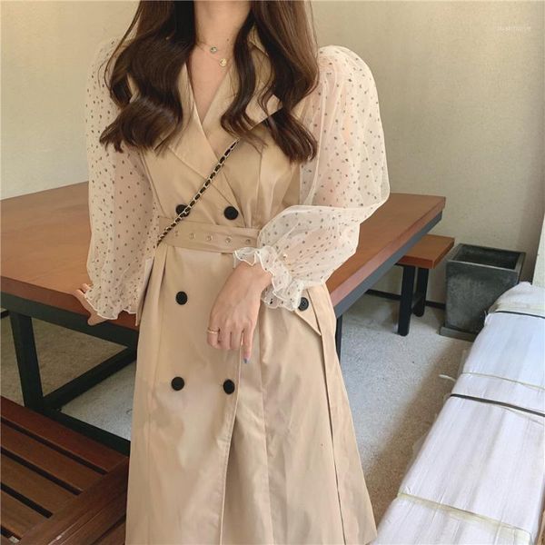 girls lolita sweet cute kawayi chiffon lantern sleeve beige kachi trench belts with colleage students preppy long trench1, Tan;black
girls lolita sweet cute kawayi chiffon lantern sleeve beige kachi trench belts with colleage students preppy long trench1, Tan;black