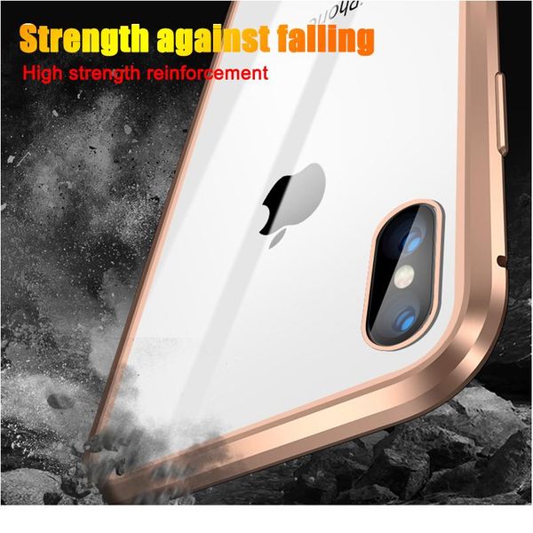 360 magnetic adsorption metal case for iphone 12 11 pro xs max xr double-sided glass case for iphone 7 8 bbybki
360 magnetic adsorption metal case for iphone 12 11 pro xs max xr double-sided glass case for iphone 7 8 bbybki