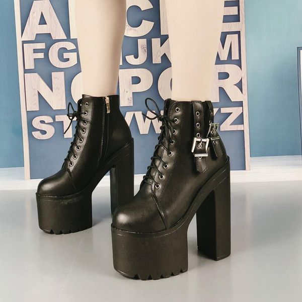 boots 2021 winter 14 cm super high heel short muffin waterproof platform womens ankle catwalk square, Black
boots 2021 winter 14 cm super high heel short muffin waterproof platform womens ankle catwalk square, Black