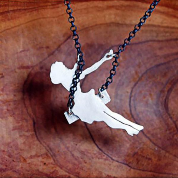 exquisite geometric girl swinging necklace pendants pretty necklaces girl on swing jewelry party accessories swing necklace, Silver
exquisite geometric girl swinging necklace pendants pretty necklaces girl on swing jewelry party accessories swing necklace, Silver