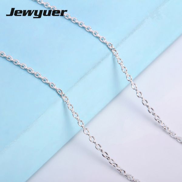 925 sterling silver jewelry link chain necklaces for women fit silver charms beads diy pendant necklaces fine jewelry nc007 q0531
925 sterling silver jewelry link chain necklaces for women fit silver charms beads diy pendant necklaces fine jewelry nc007 q0531