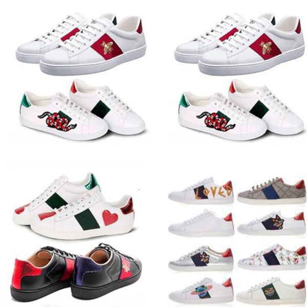 2021 classic men women casual shoes trainers python love embroidered white leather sneakers shoe with box, Black
2021 classic men women casual shoes trainers python love embroidered white leather sneakers shoe with box, Black