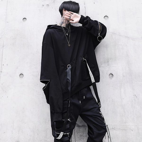 осенние мужчины негабаритные панк-хип-хоп hoodie ленты уличные мужчины harajuku nightclub dj певец тонкий капюшовый сценический костюм толст, Black
осенние мужчины негабаритные панк-хип-хоп hoodie ленты уличные мужчины harajuku nightclub dj певец тонкий капюшовый сценический костюм толст, Black