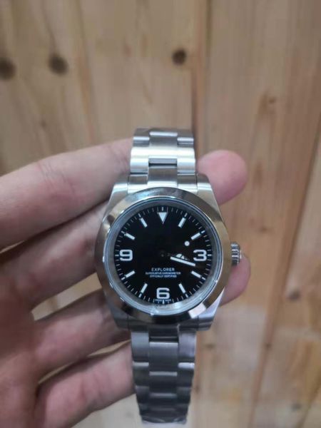 bp wristwatches explorer 39mm stainless steel asia 2813 movement automatic mens watch watches, Slivery;brown
bp wristwatches explorer 39mm stainless steel asia 2813 movement automatic mens watch watches, Slivery;brown