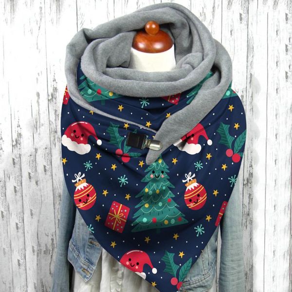 40#scarves multi-purpose shawl scarf autumn winter cashmere cute christmas printing gift shawl scarf casual warm women, Blue;gray
40#scarves multi-purpose shawl scarf autumn winter cashmere cute christmas printing gift shawl scarf casual warm women, Blue;gray