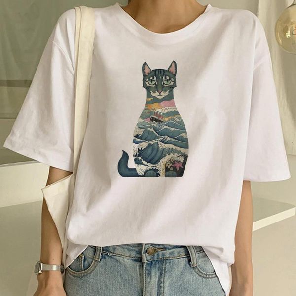 new cat shirt vegan t shirt women harajuku kawaii short sleeve t-shirt vogue 90s korean style tshirt fashion tees, White
new cat shirt vegan t shirt women harajuku kawaii short sleeve t-shirt vogue 90s korean style tshirt fashion tees, White