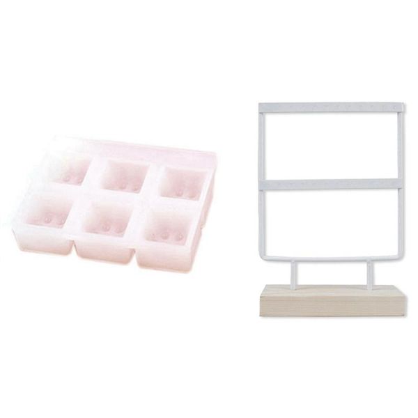 1set manual diy mechanical keyboard key cap silicone & 1x 24 holes wooden earrings jewelry organizer display holder, Pink;blue
1set manual diy mechanical keyboard key cap silicone & 1x 24 holes wooden earrings jewelry organizer display holder, Pink;blue