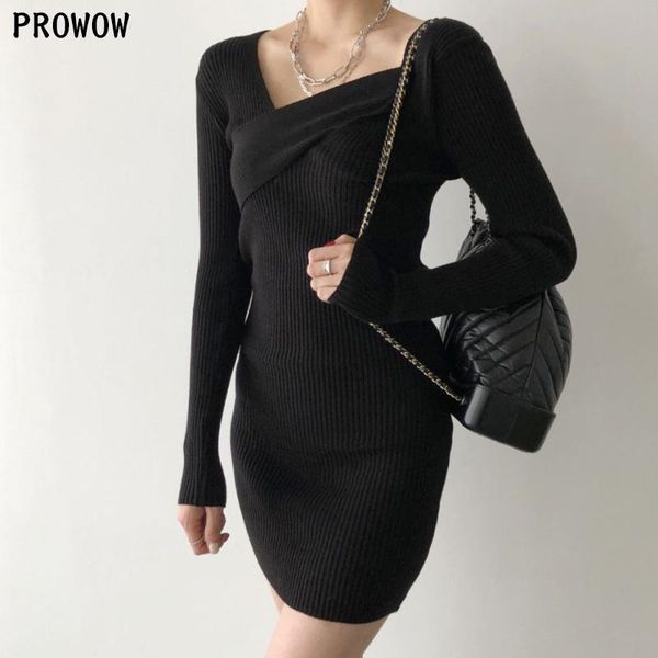 one-piece knidress woman korean long sleeve sweater dresses women autumn winter knitted sweater dress lady midi dresses 2020, Black;gray
one-piece knidress woman korean long sleeve sweater dresses women autumn winter knitted sweater dress lady midi dresses 2020, Black;gray