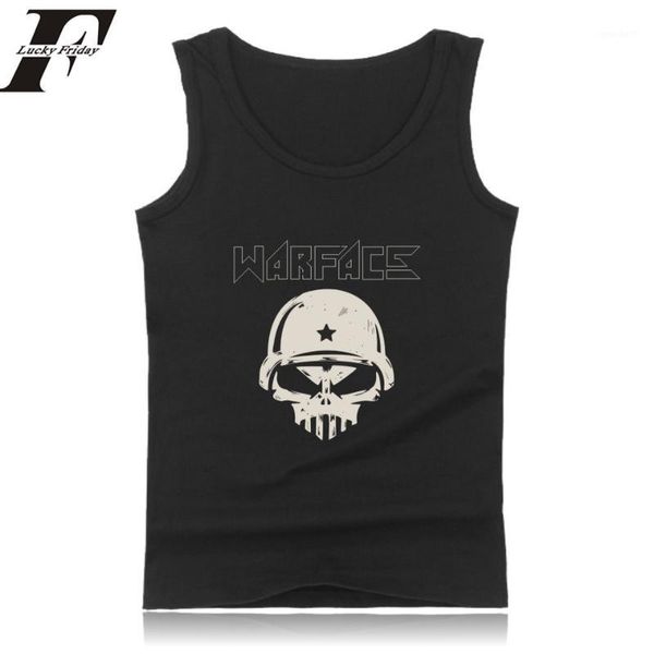 men' tank luckyfriday warface for men 2021 causal summer sleeveless ' black/white/gray/navy blue 4xl1, White;black
men' tank luckyfriday warface for men 2021 causal summer sleeveless ' black/white/gray/navy blue 4xl1, White;black