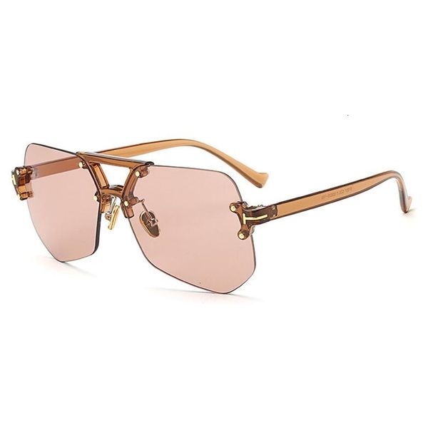 designer 97301 new transparent fashion sunglasses don't gauge frameless side spring color sunglasses, Black
designer 97301 new transparent fashion sunglasses don't gauge frameless side spring color sunglasses, Black