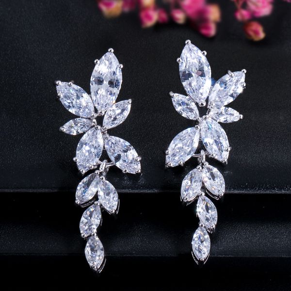 fashion long charm designer earring rose gold silver leaf south american white aaa cubic zirconia copper luxury diamond earrings for women p, Golden
fashion long charm designer earring rose gold silver leaf south american white aaa cubic zirconia copper luxury diamond earrings for women p, Golden