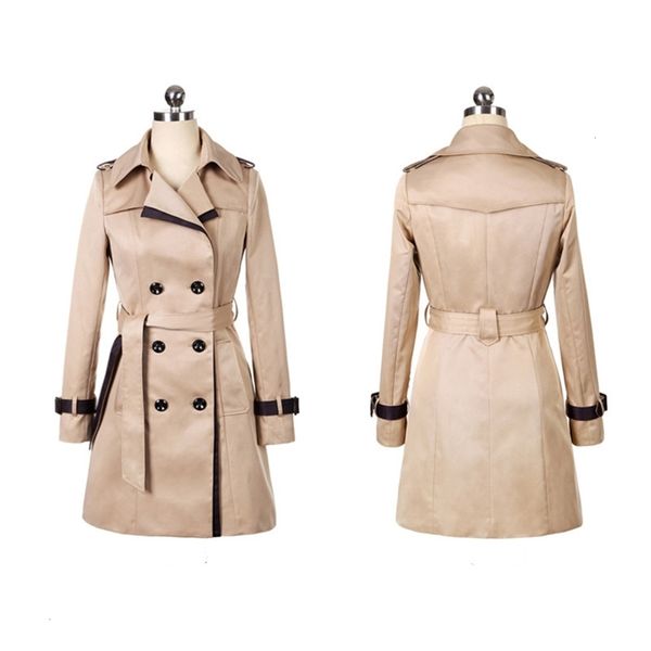 2020 fashion women thin trench coat female turn-down collar double breasted patchwork long windbreaker, Black;green
2020 fashion women thin trench coat female turn-down collar double breasted patchwork long windbreaker, Black;green