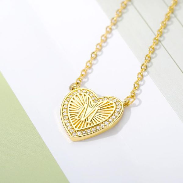 chains carve letter heart necklace choker gold elegant zircon initials name for women charm collier birthday jewelry christmas, Silver
chains carve letter heart necklace choker gold elegant zircon initials name for women charm collier birthday jewelry christmas, Silver