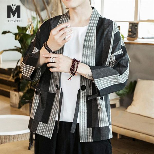 marstaci mens cotton linen shirts man summer striped kimono shirts male three quarter sleeve open stitch casual shirt 20191, Black;brown
marstaci mens cotton linen shirts man summer striped kimono shirts male three quarter sleeve open stitch casual shirt 20191, Black;brown