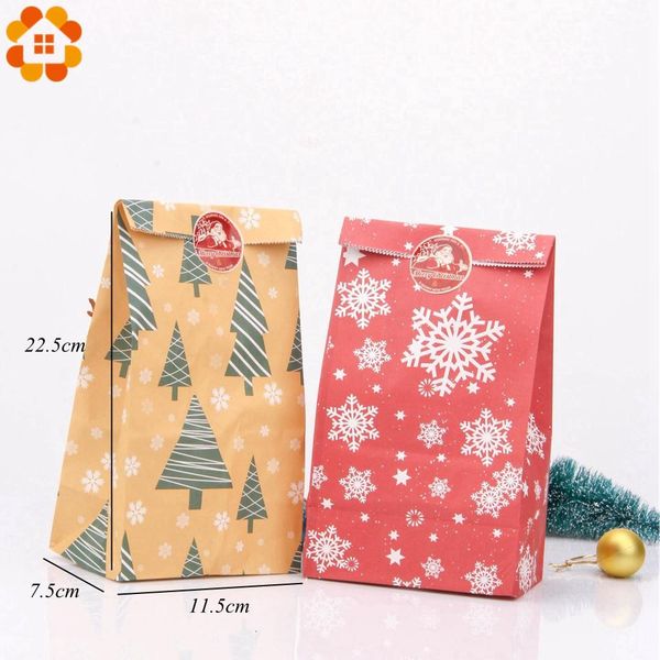 24pcs candy gift bags with stickers mix types deer snowflakes merry christmas guests packaging boxes christmas party gift decor wmtyqm
24pcs candy gift bags with stickers mix types deer snowflakes merry christmas guests packaging boxes christmas party gift decor wmtyqm