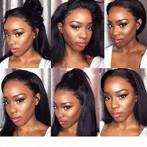 glueless full lace human hair wigs with pre plucked baby hair brazilian yaki straight human hair wigs for women black wig remy full lace wig, Black;brown
glueless full lace human hair wigs with pre plucked baby hair brazilian yaki straight human hair wigs for women black wig remy full lace wig, Black;brown