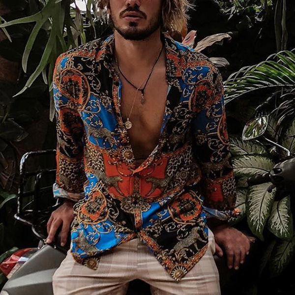 camisas men's shirt summer fashion casual lapel print long sleeve shirt blouse streetwear hawaiian shirt chemise homme, White;black
camisas men's shirt summer fashion casual lapel print long sleeve shirt blouse streetwear hawaiian shirt chemise homme, White;black