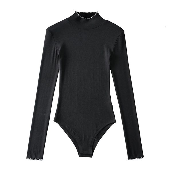 new for women 2021 spring autumn european and american half high neck slim body contrast one-piece suit krym, White
new for women 2021 spring autumn european and american half high neck slim body contrast one-piece suit krym, White