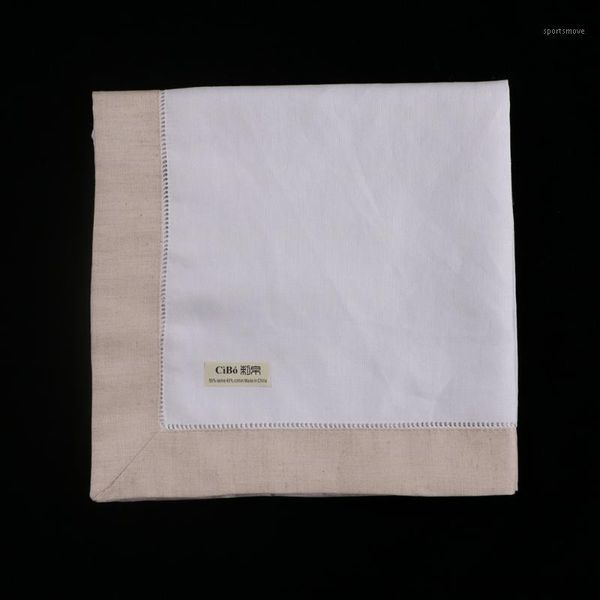 table napkin n037-k-20: 12pieces white hemstitch dinner napkins khaki hem ramie cotton blend ladder linen1
table napkin n037-k-20: 12pieces white hemstitch dinner napkins khaki hem ramie cotton blend ladder linen1