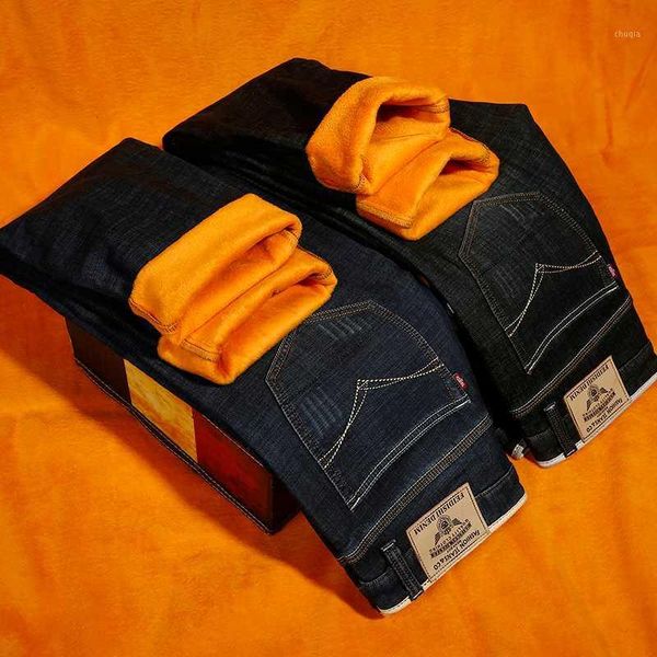 winter thick jeans men plus velvet thick warm casual pants stretch high waist loose straight winter men's pants1, Blue
winter thick jeans men plus velvet thick warm casual pants stretch high waist loose straight winter men's pants1, Blue