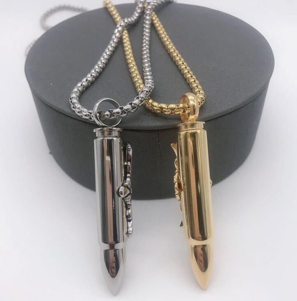 fashion mens jewelry stainless steel bullet keepsake pendant necklace classic retro punk hip hop bullet cross necklace accessories, Silver
fashion mens jewelry stainless steel bullet keepsake pendant necklace classic retro punk hip hop bullet cross necklace accessories, Silver