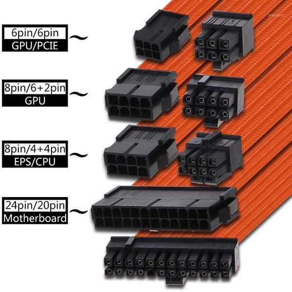 1 set 30/40cm basic extension cable pc gpu cpu power supply cable wire 24pin 6+2pin 6pin 4+4pin computer connector1
1 set 30/40cm basic extension cable pc gpu cpu power supply cable wire 24pin 6+2pin 6pin 4+4pin computer connector1