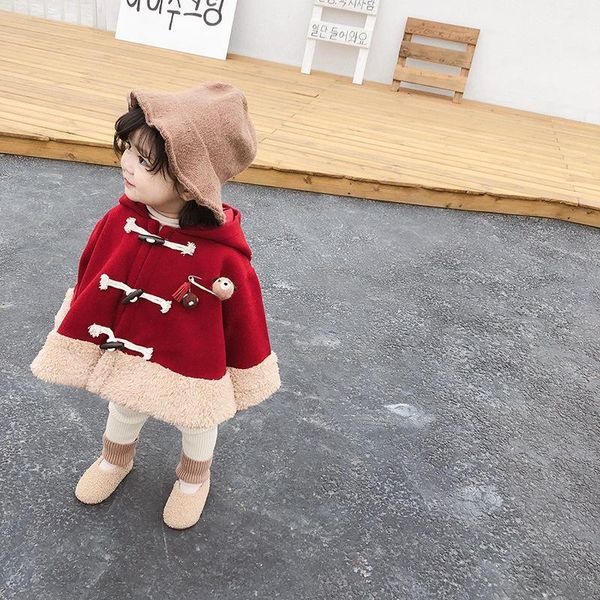 2020 girls winter little red riding hood cloak coat baby korean edition thickened temperament coat1, Blue;gray
2020 girls winter little red riding hood cloak coat baby korean edition thickened temperament coat1, Blue;gray