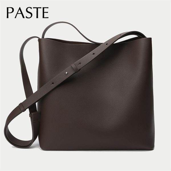 simple european style brand nappa cowhide leather women's shoulder bucket bag female messenger blue coffe 220216
simple european style brand nappa cowhide leather women's shoulder bucket bag female messenger blue coffe 220216