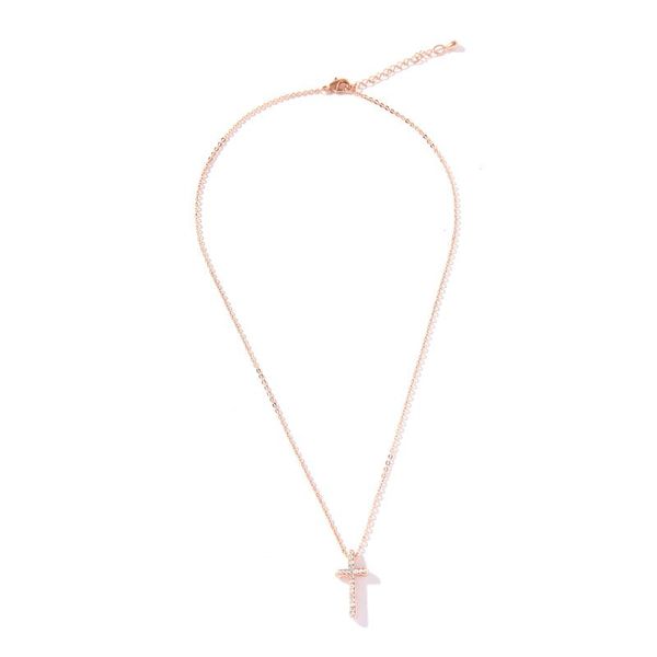 xinwei wholesale jewelry cross pendant necklace women's collarbone chain han version of simple personality short neck chain, Silver
xinwei wholesale jewelry cross pendant necklace women's collarbone chain han version of simple personality short neck chain, Silver