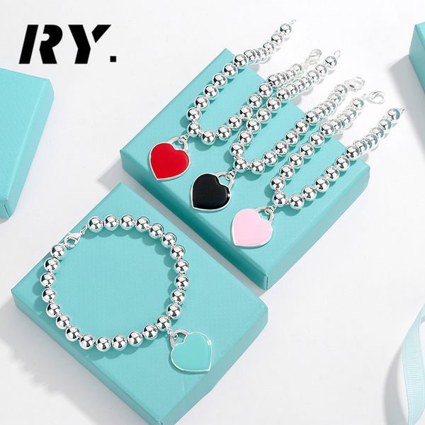 beaded strands fashion enamel love bracelet 8mm round bead chain advanced sense jewelry gift female jewelry wholesale designer women men cou, Black
beaded strands fashion enamel love bracelet 8mm round bead chain advanced sense jewelry gift female jewelry wholesale designer women men cou, Black