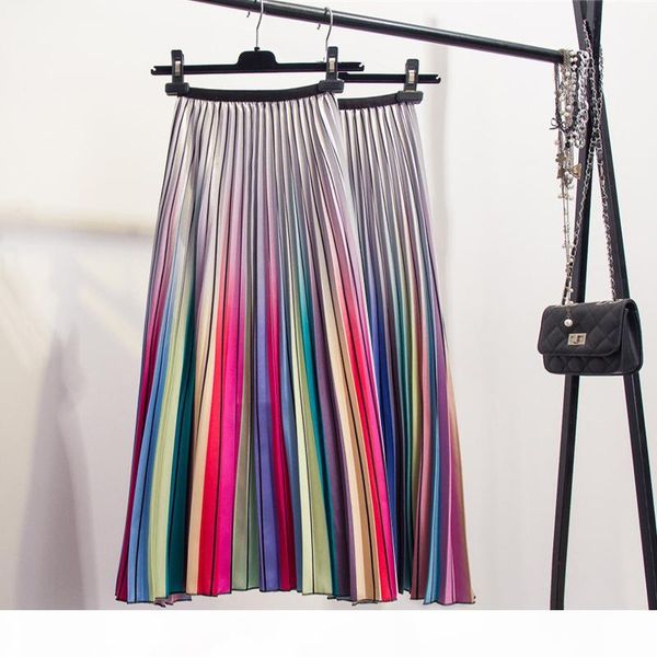 fashion contrast high waist pleated skirt 2019 spring summer skirts womens elastic waist a line midi skirt mid calf long skirts, Black
fashion contrast high waist pleated skirt 2019 spring summer skirts womens elastic waist a line midi skirt mid calf long skirts, Black