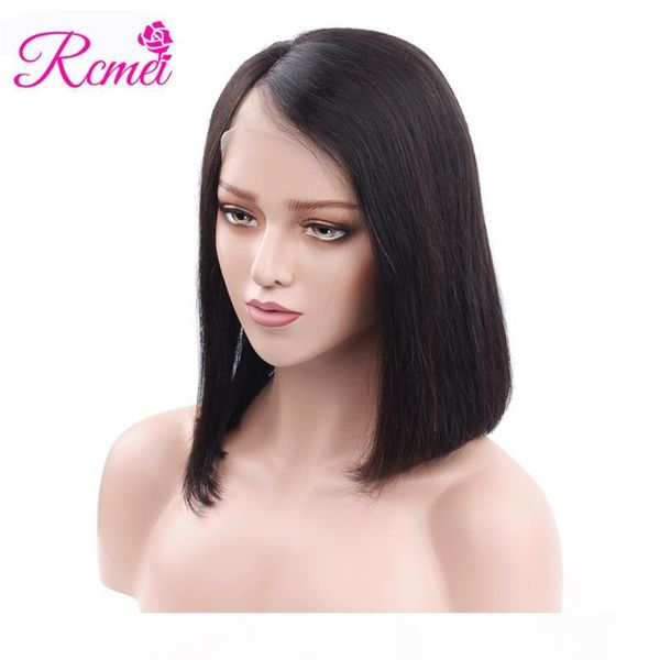 rcmei brazilian short bob human hair wig straight peruvian mongolian indian malaysian lace frontal wigs with natural headline 8-14 inch, Black
rcmei brazilian short bob human hair wig straight peruvian mongolian indian malaysian lace frontal wigs with natural headline 8-14 inch, Black