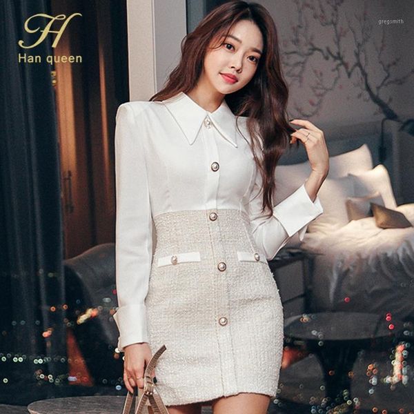 h han queen autumn pencil dress fashion single-breasted vintage commute party dresses korean sheath bodycon vestidos 2020 new1, Black;gray
h han queen autumn pencil dress fashion single-breasted vintage commute party dresses korean sheath bodycon vestidos 2020 new1, Black;gray